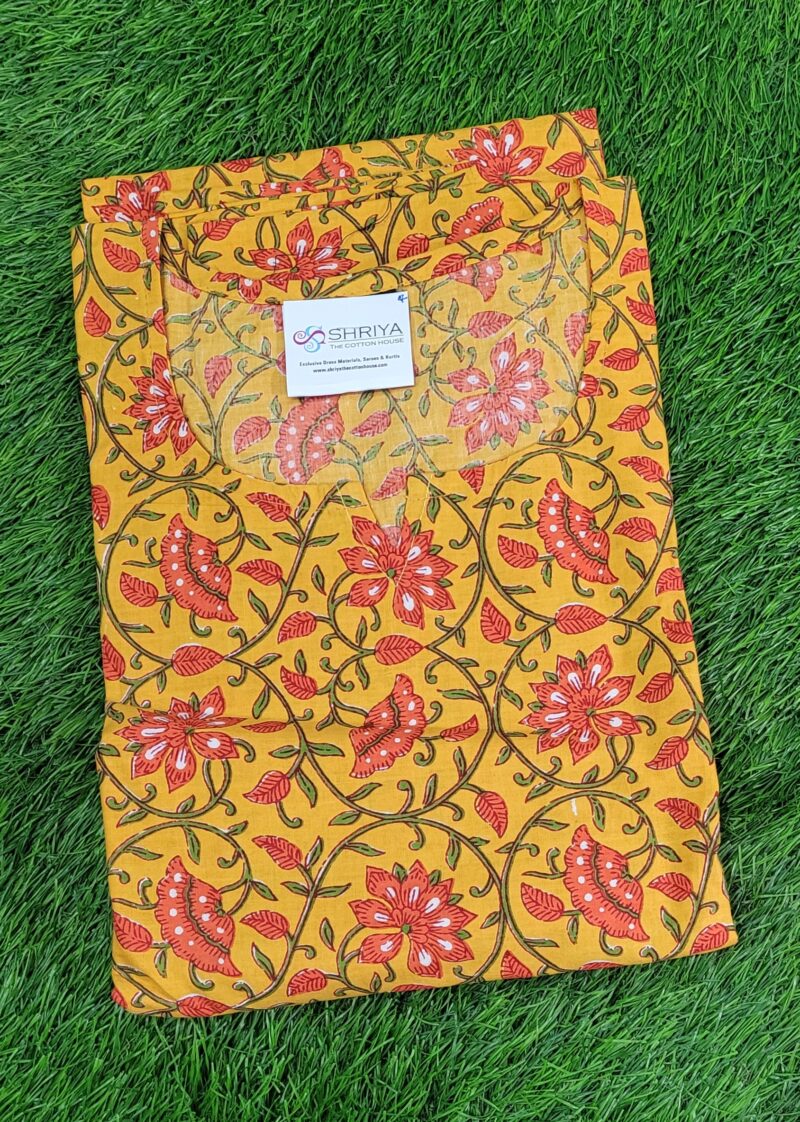 Premium quality printed designer cotton Kafthan Nighties - free size