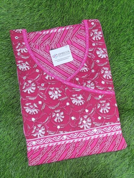 Premium quality printed designer cotton Nighties