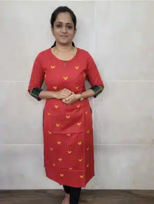 Premium cotton top with 3/4 sleeve