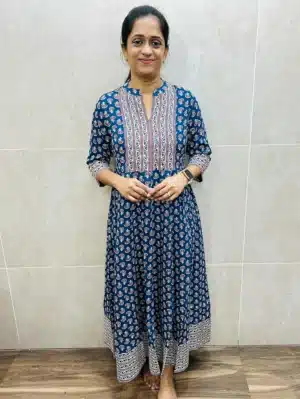 Printed Premium Rayon Long Gowns